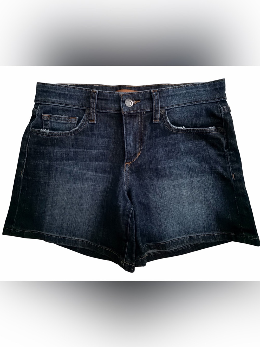 Joe's Jeans Dark Indigo Denim Jean Shorts, Size 24